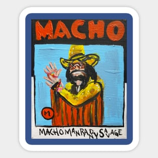 Macho Man Sticker